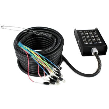 Devine SNC-20-12-4 Stagesnake XLR multikabel 12-weg 20 meter, Verzenden, Nieuw