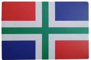 Groningse vlag reclamebord, Verzenden, Nieuw