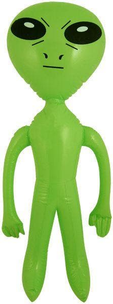 Opblaasbare alien, Verzenden, Nieuw, Feestartikel