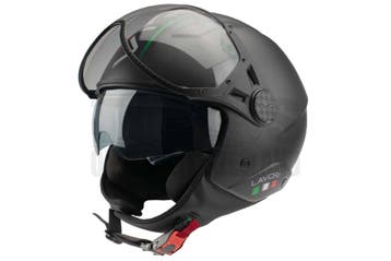 Helm Vito Jethelm met zonnevizier Lavori Fashion mat zwar..., Ophalen of Verzenden, Nieuw, Vito
