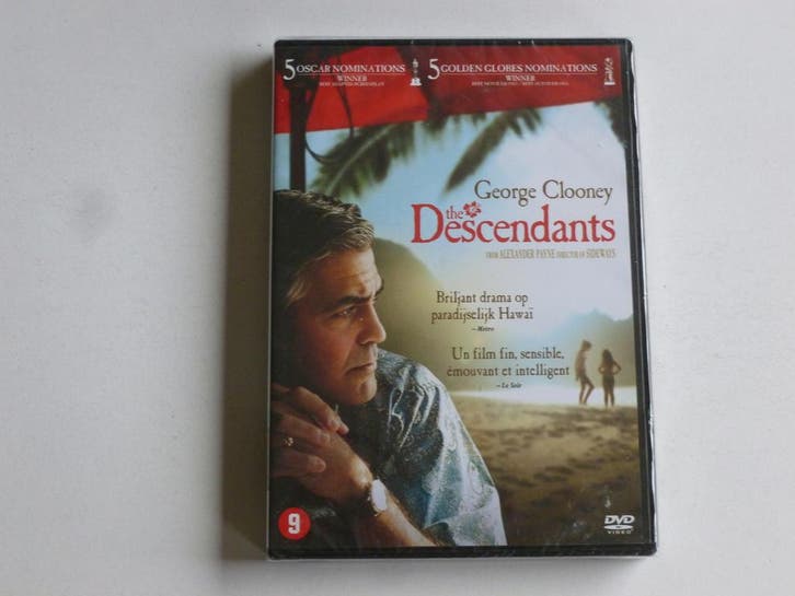 The Descendants - George Clooney (DVD) nieuw, Cd's en Dvd's, Dvd's | Overige Dvd's, Zo goed als nieuw, Ophalen of Verzenden
