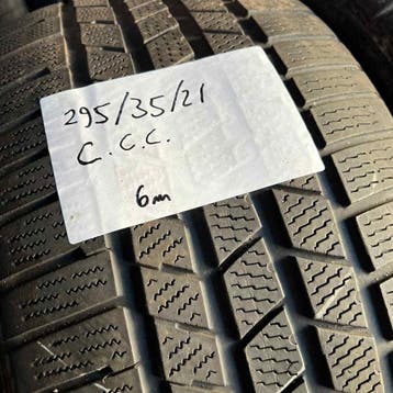 2 x Continental Cross Contact 295-35-21 Winterbanden 6mm, Gebruikt, 295 mm, Band(en), Personenwagen