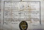 Reliekhouder (2) - Brons, Glas, Textiel - 1700-1750 -