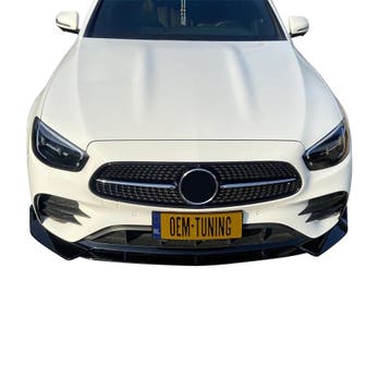 Frontlip E-Klasse W213 | Brabus Style | 20-23 | Glossy Black, Auto-onderdelen, Carrosserie en Plaatwerk, Voor, Mercedes-Benz, Nieuw