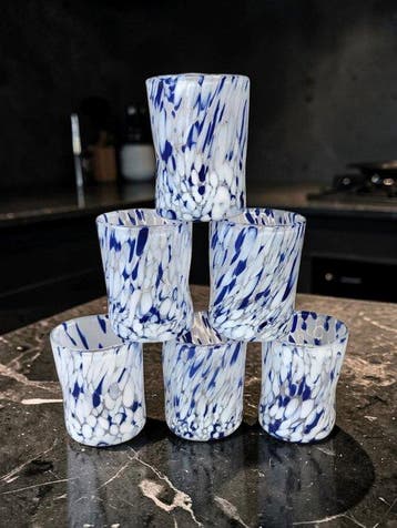 MurArt - Drinkset (6) - Glas - Murrine Millefiori