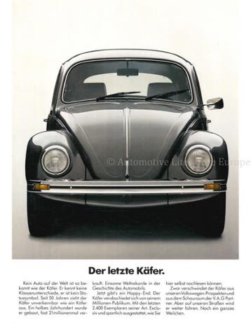 1985 VOLKSWAGEN KEVER BROCHURE DUITS, Nieuw, Volkswagen, Author