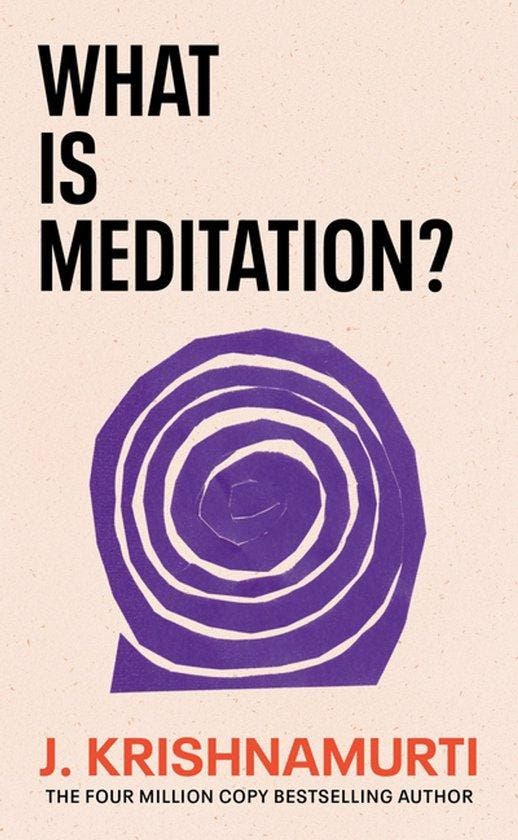 What is Meditation? 9781846047541 J. Krishnamurti, Boeken, Taal | Engels, Gelezen, Verzenden