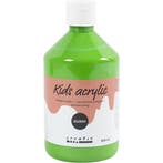 Acrylverf Glossy, lichtgroen, 500 ml/ 1 fles, Nieuw