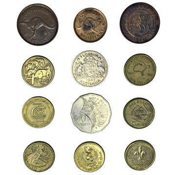 Australië. George V-Elizabeth II. 1936-2001 (Lot of 12 old