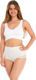 MAGIC Bodyfashion Maat XL  Dream Hi- Thong Lace Snow White, Verzenden