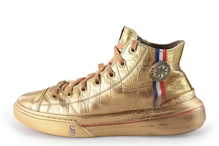 Skechers Hoge sneakers in maat 46 Goud, Kleding | Heren, Schoenen, Overige kleuren, Zo goed als nieuw, Sneakers of Gympen, Verzenden