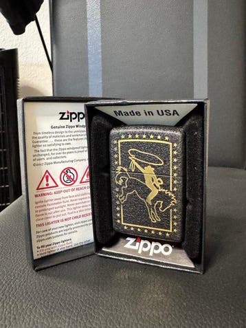Zippo - 236 Cowboy - Zonder minimumprijs - Aansteker - Staal, Nieuw