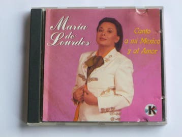 Maria de Lourdes - Canto a mi Mexico y al Amor, Ophalen of Verzenden, Zo goed als nieuw