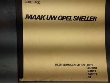 Meer vermogen uit uw Opel Ascona, Manta, Kadett, GT., Verzenden, Nieuw
