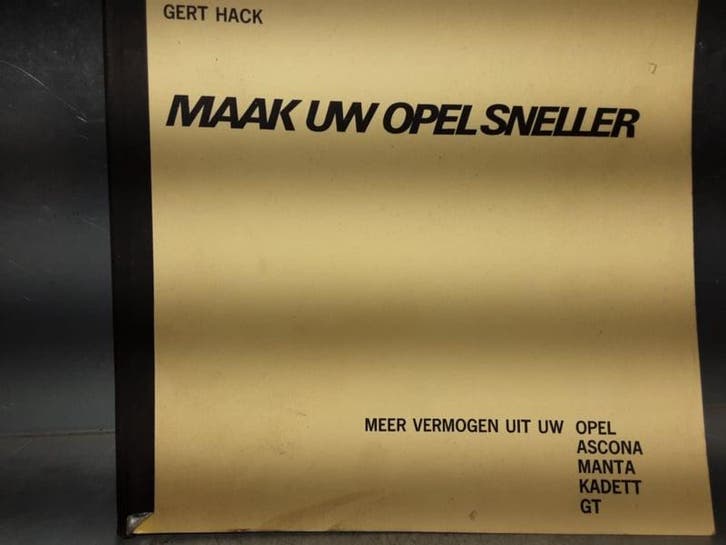 Meer vermogen uit uw Opel Ascona, Manta, Kadett, GT., Boeken, Auto's | Folders en Tijdschriften, Nieuw, Verzenden