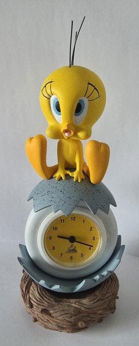 Warner Bros. - Beeldje - Figurine Titi sur réveil dans, Nieuw in verpakking