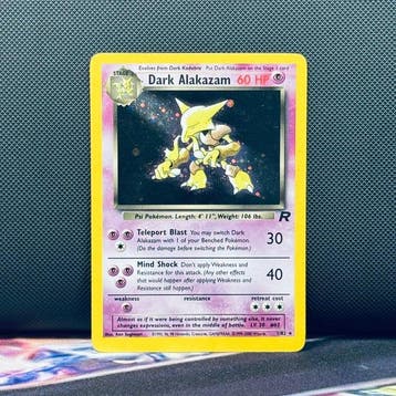 Pokémon Card - DARK ALAKAZAM HOLO 1 - Pokémon, Nieuw