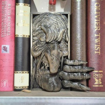 Unique witch Book Nook - 3D Printed bookshelf decor witches, Verzenden, Nieuw