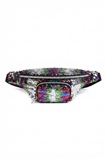 KIMU® Pailletten Heuptasje Regenboog Pailletten Gekleurde He, Ophalen of Verzenden, Nieuw, Overige kleuren, Overige typen