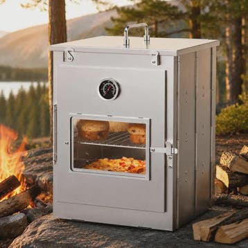 Opvouwbare Camping Oven - Roestvrij Staal - Draagbare Pizza, Tuin en Terras, Verzenden, Nieuw