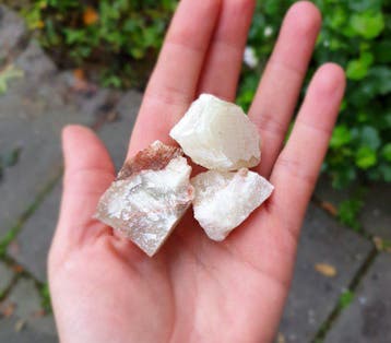 Ruwe brok van Groene Onyx - groen edelsteen- midden stukken, Nieuw