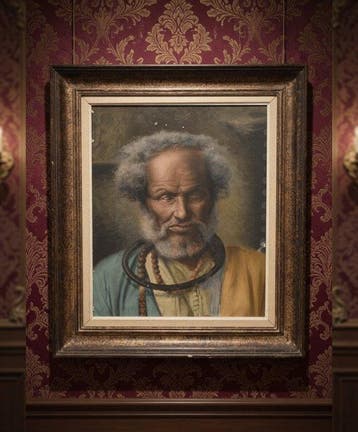 Seguace di Ludwig Deutsch (XIX-XX), Navolger van - Ritratto