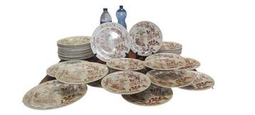 Minton - Tafelservies (36) - Japanse Rol - Keramiek -, Antiek en Kunst