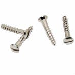 20 Houtschroeven Timeless 3,5x20 messing Vernikkeld, Verzenden, Nieuw