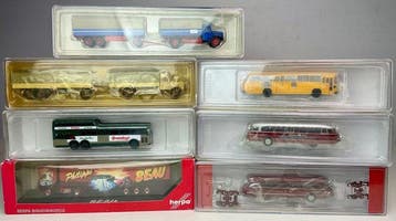 Brekina, Herpa 1:87 - Model vrachtwagen (7) - MAN F8;, Nieuw