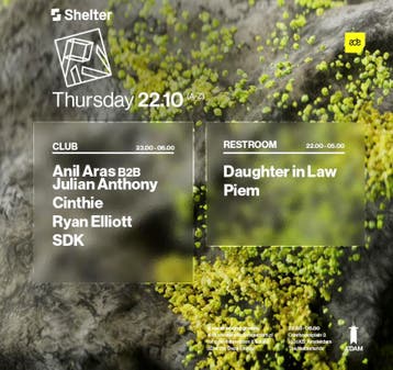 PIV ADE Tickets 22 okt 2026 Shelter Amsterdam, Twee personen
