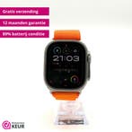 Apple Watch Ultra 2 49mm Titanium | 12 maanden garantie, Verzenden, Stressniveau, Zo goed als nieuw, IOS