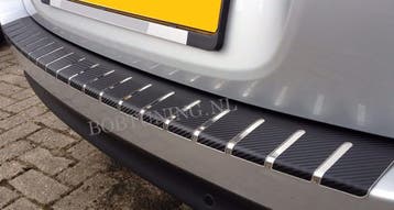 Carbon rvs bumperbescherming Skoda yeti / yeti city 2014-201, Ophalen of Verzenden, Nieuw