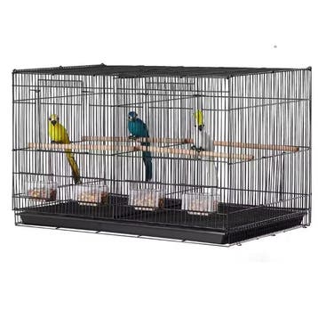 Stapelbare Vogelkooi met Verdeelwand en Zitstokken, Verzenden, Nieuw