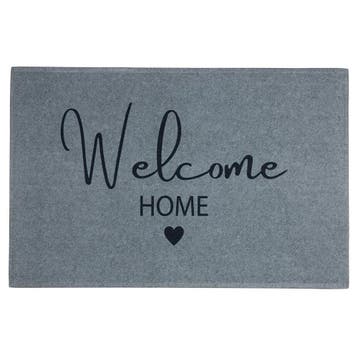 deurmat welcome home grijs 75x50cm, Verzenden, Nieuw