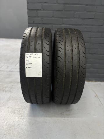 215/65/16C CONTI VANCONTACT 100 6,5MM 2 STUKS €100,- (1021), Auto-onderdelen, Ophalen, 16 inch, Band(en), Zomerbanden