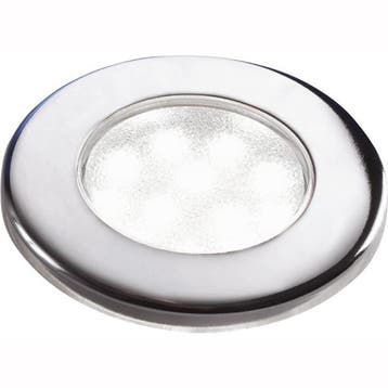Båtsystem Corona Inbouwspot LED IP65 8-30 Volt-RVS mat, Ophalen of Verzenden, Nieuw
