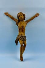 Volkskunst - Figuur - Corpus Christi - 40 cm - Hout, Antiek en Kunst