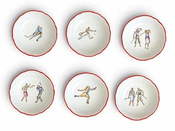 Richard Ginori - Gio Ponti - Schotel (6) - serie Sport -