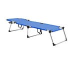 Strandbed aluminium blauw | retourdeal 62% korting, Tuin en Terras, Tuinsets en Loungesets, 2 zitplaatsen, Textileen, Nieuw, Ophalen of Verzenden