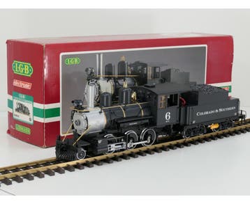 LGB 2019 S Mogul Steam lok No 6, Met rookgenerator, Sound..., Gebruikt, Overige typen, Ophalen of Verzenden, LGB