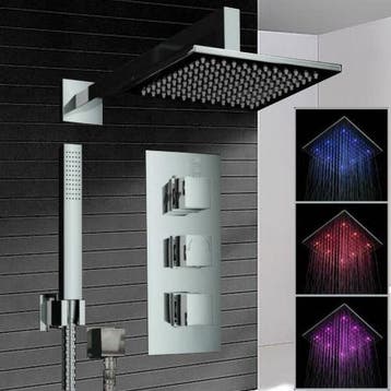 Led Stortdouche 200 MM met bedieningspaneel, Verzenden, Nieuw