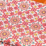 BA185 - Maiolica Barokweefsel – Mediterrane ornamentmotief -