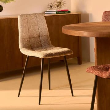 2dekans | HomeMixx 2x Eetkamerstoel Yerevan – Dune (Beige) –, Ophalen of Verzenden, Zo goed als nieuw