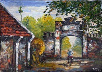 Truong T - Passage de la Porte 50 70 cm  No Reserve