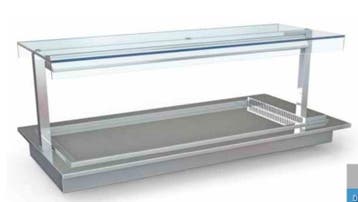 Verwarmde Plaat | 5x GN 1/1 | Statisch | +50°C/+80°C | RVS |, Verzenden, Nieuw in verpakking