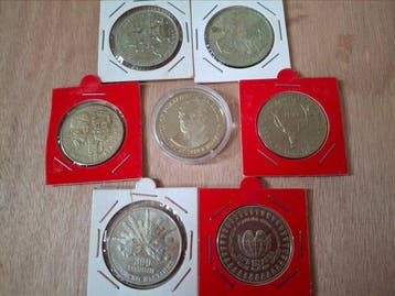 Bulgarije. 5 Leva 7x 1980/1989 various themes (Zonder