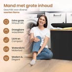 Lugia Wasmand 2 Waszakken 141L Natuurlijk Bamboe met Deksel, Ophalen of Verzenden, Zo goed als nieuw
