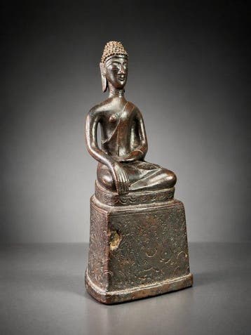 Bouddha - Folk art - 19th c. - Beeld - Laos