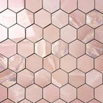 Vloertegel wandtegel hexagon onix marmer roze gepolijst, Ophalen, Keramiek, Nieuw, 10 m² of meer