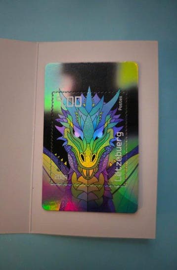 Luxemburg - Crypto Stamp Luxemburg 2024 DRAAK, Gestempeld